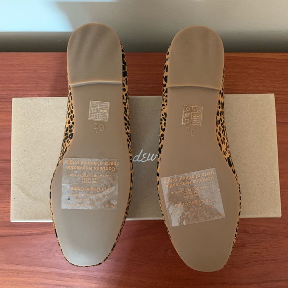 BNIB Madewell Cory Flat in Leopard Calf Hair - Picture 7 of 7